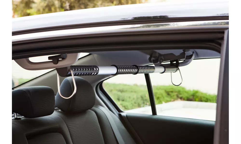 Universal Car Clothes Hanger Clothing Rod Organizer Rack - Primary Image