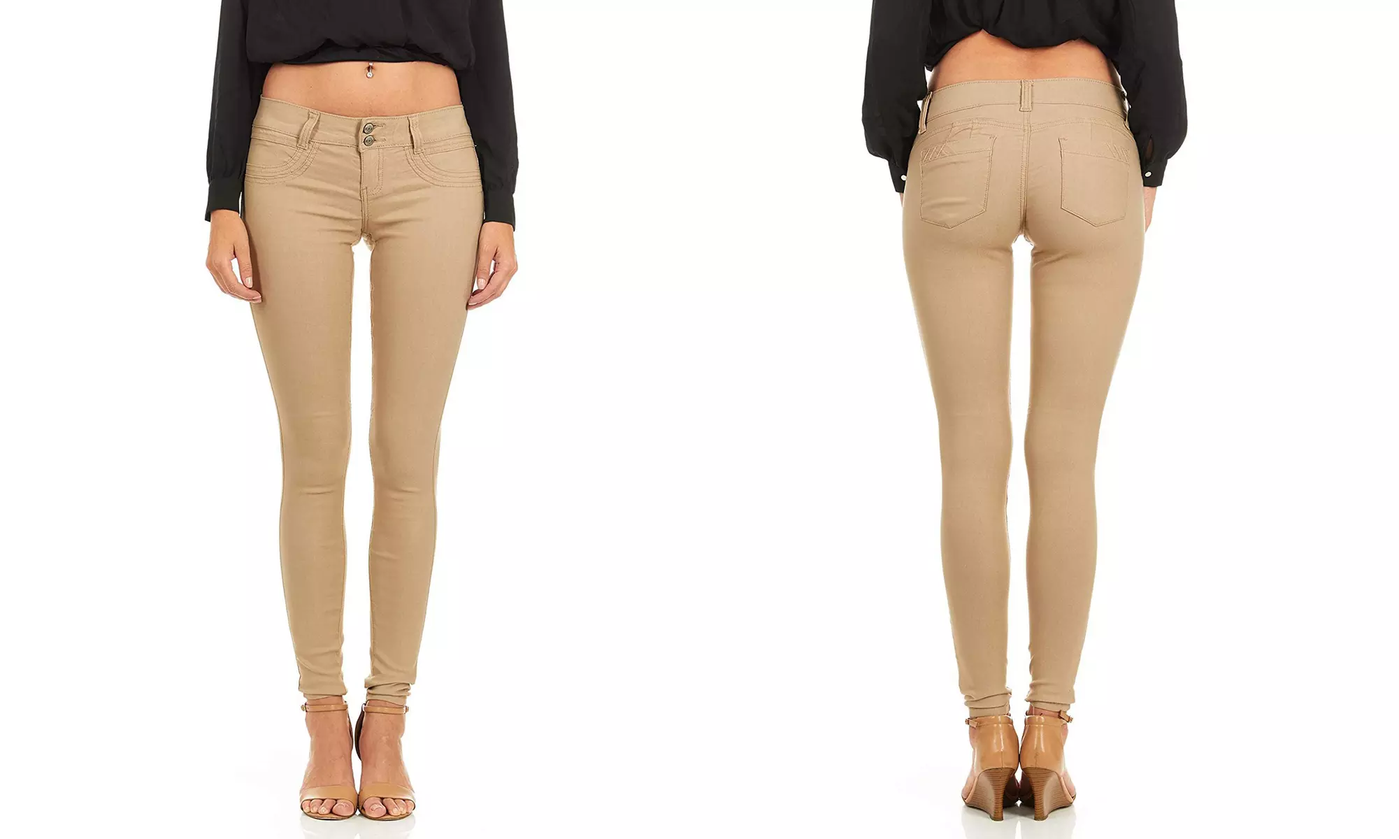Cover Girl Jeans juniors plus stretchy denim pencil skinny pants 6 Color - Primary Image