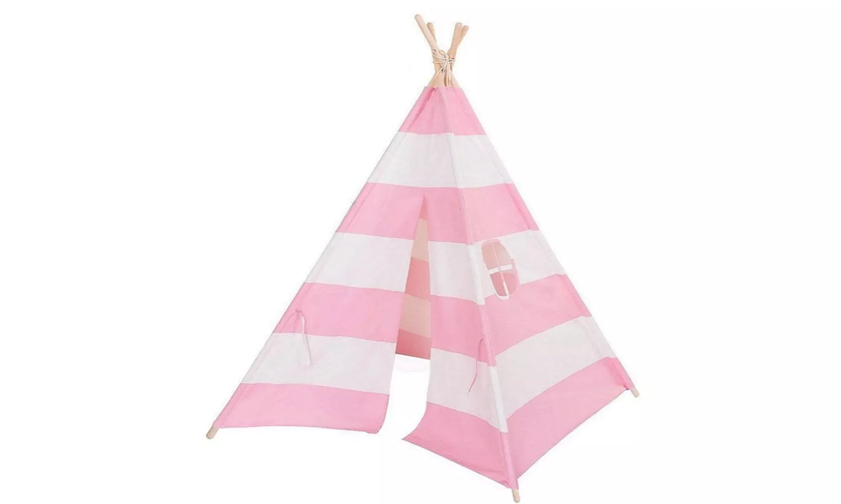Wooden Poles Teepee Tent for Kids 4 Colors - Primary Image