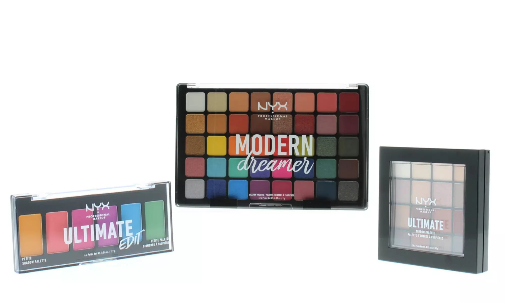 NYX Professional Makeup Shadow Palettes - Choose from 1, 2, 3 or 5 Packs