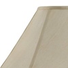Image 2: Cal Lighting SH-8101-17-CM 17 in. Vertical Piped Basic Coolie Shade Champagne