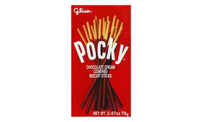 Pocky Chocolate Cream Covered Biscuit Sticks, 2.47 Oz  (Pack of 10)