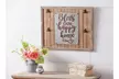 Bless Our Happy Home Metal and Wood Wall Decor - Second Medium
