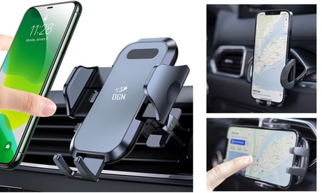 Universal Air-Vent Cradle Car Mount Phone Holder For Smartphones Black Single Universal