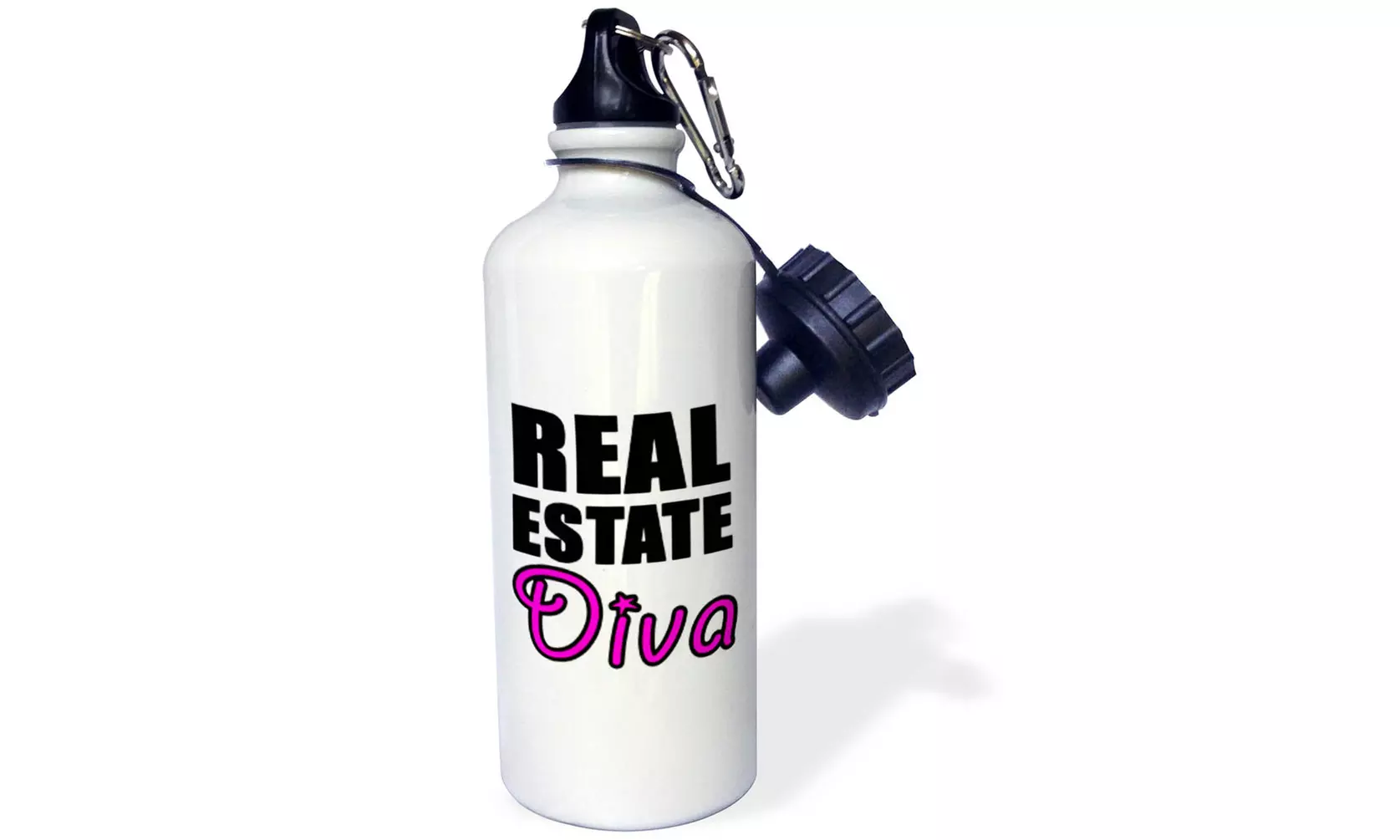 Water Bottle - Real Estate Diva Pink - 21oz - Primary Image
