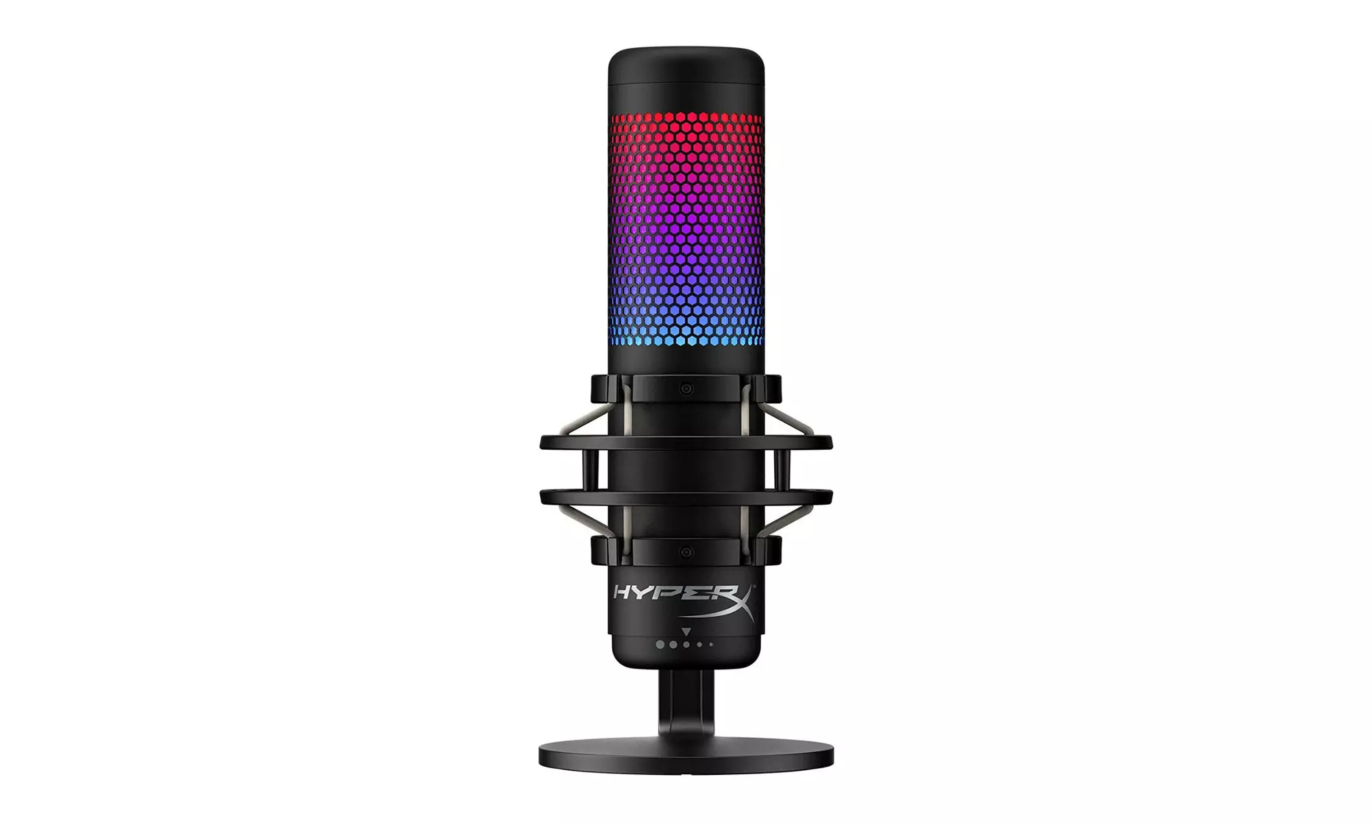 HyperX QuadCast S RGB Mic with Knox Gear Boom Arm, Filter and USB Hub (Renewed) - Primary Image