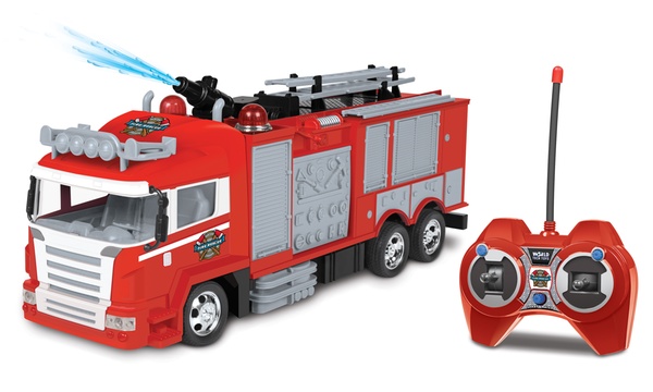 rc fire truck with water cannon