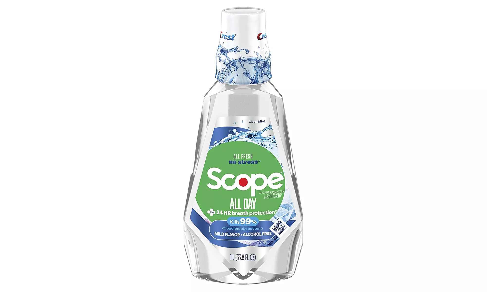 Crest Scope All Day Mouthwash Alcohol Free, Protects Against Plaque - Primary Image