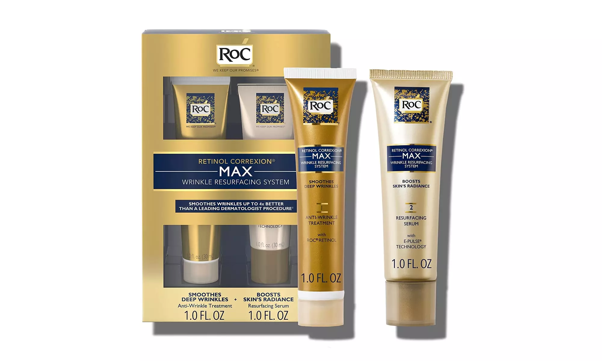 RoC Retinol Correxion Max Wrinkle Anti-Aging Skin Care System - Primary Image