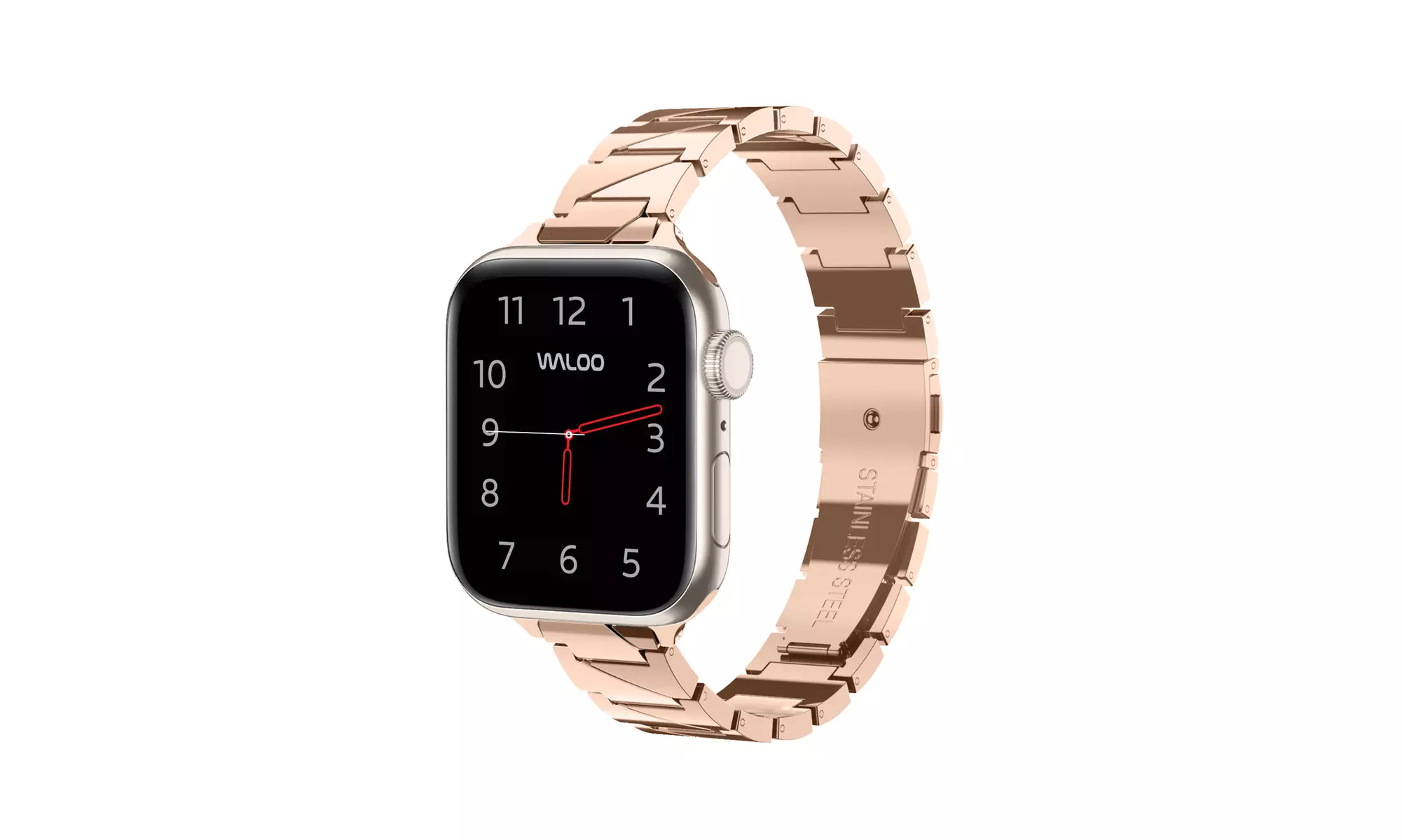 Waloo Leather & Metal Replacement Bands for Apple Watch - All Series