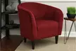 Microfiber Tub Accent Chair - Second Medium