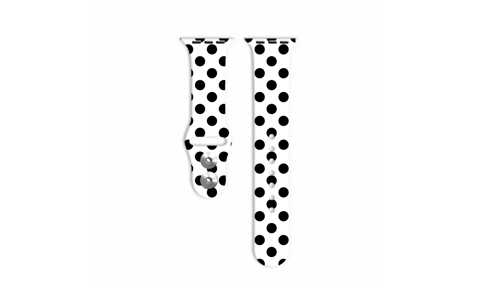 Printed Apple Watch Silicone Band Fruits Polka Dots and Animals