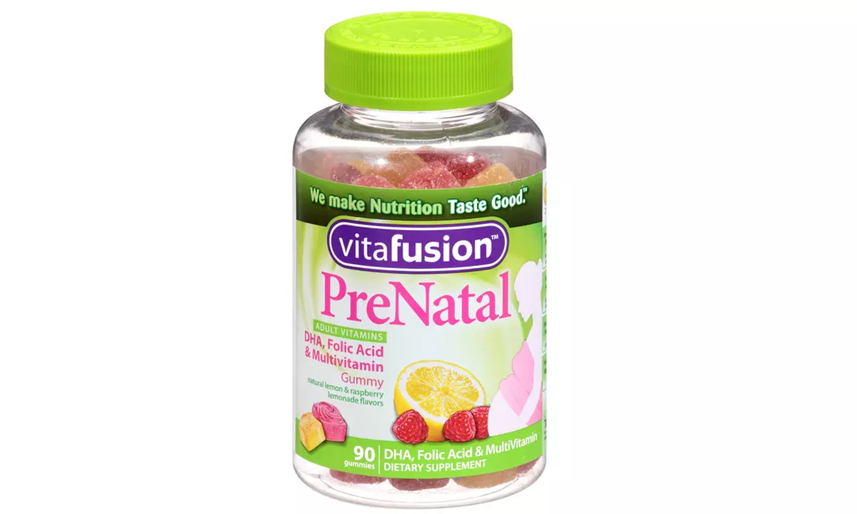 VitaFusion Prenatal Gummy Vitamins - 90ct - Primary Image