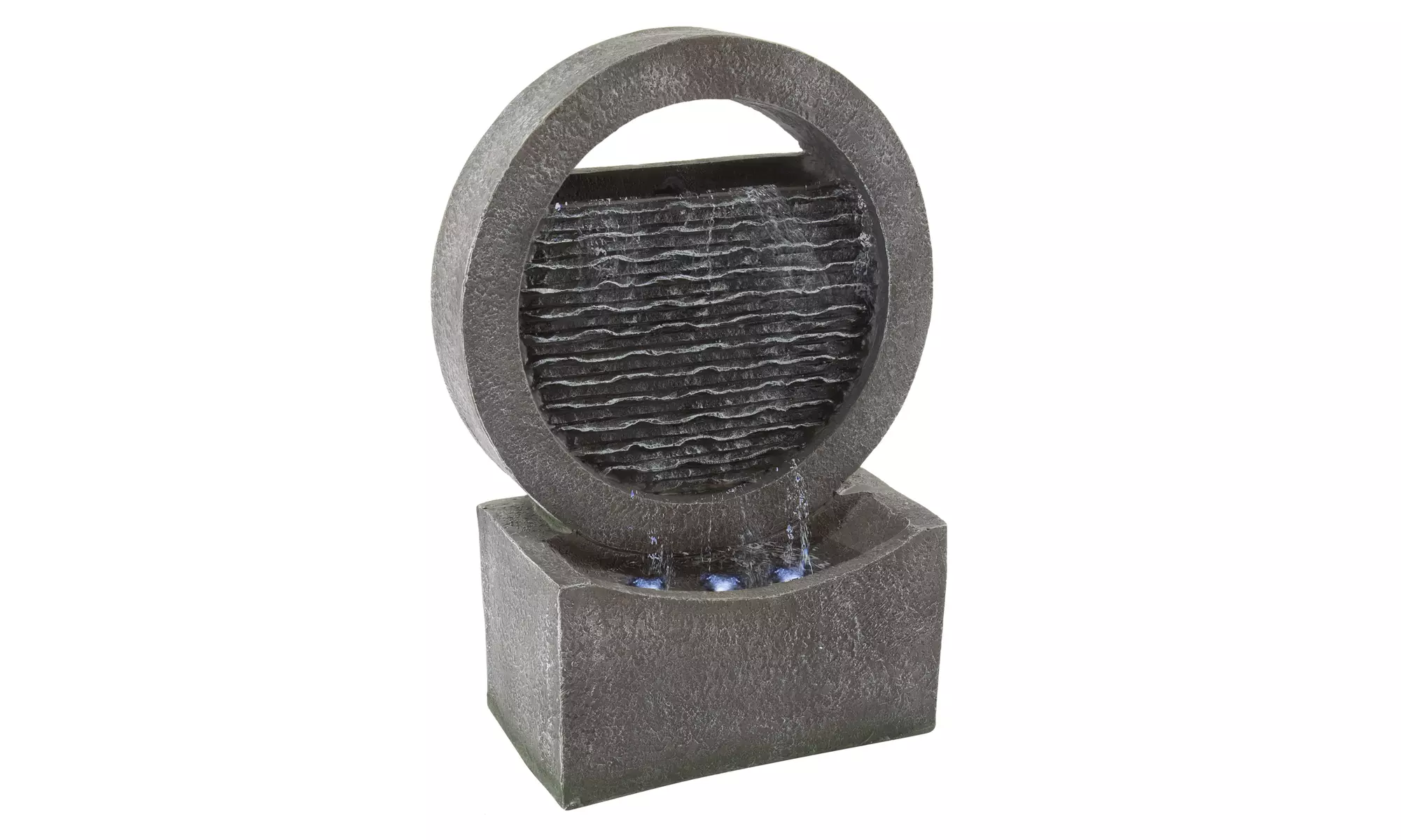 Polyresin Cascading Waterfall - Water Fountain by Pure Garden - Second Medium