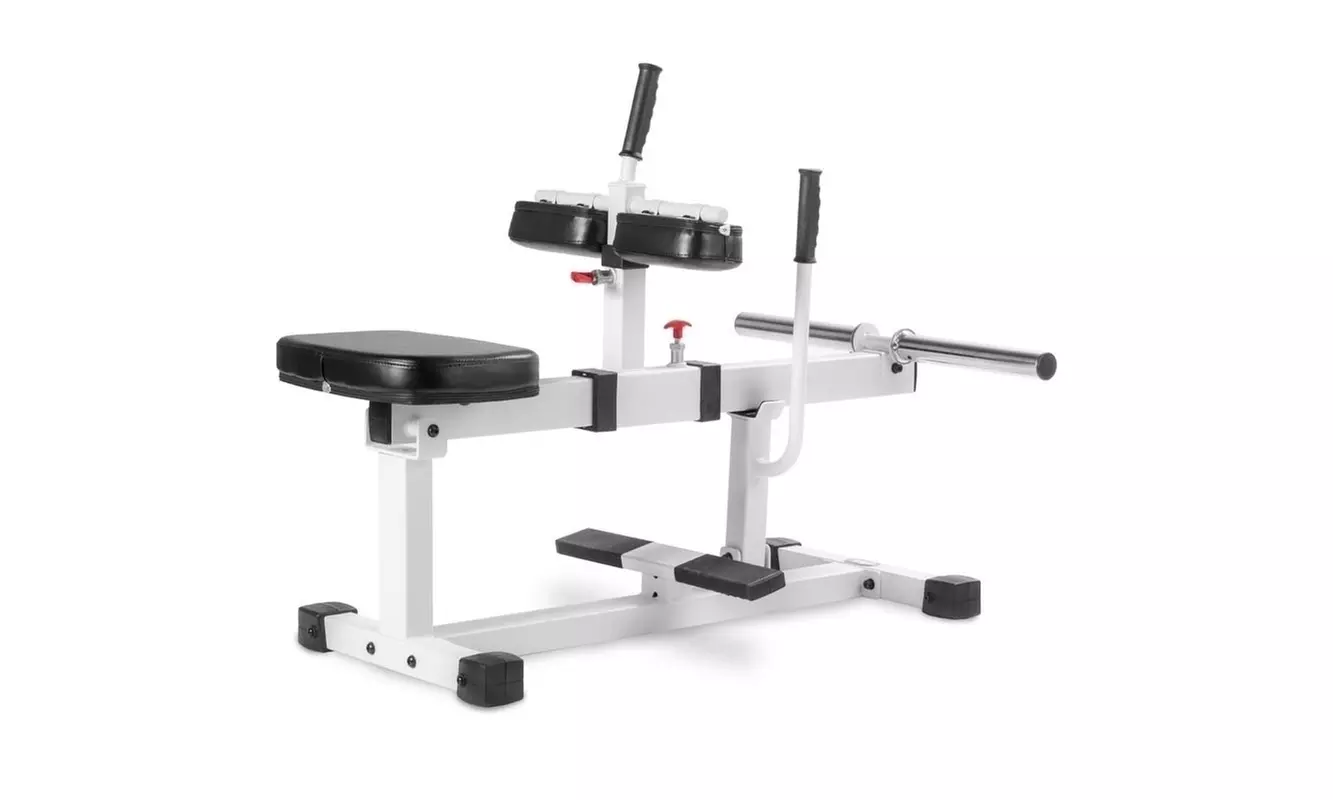 Xmark Fitness XM-7613-WHITE Seated Calf Raise Machine - Primary Image