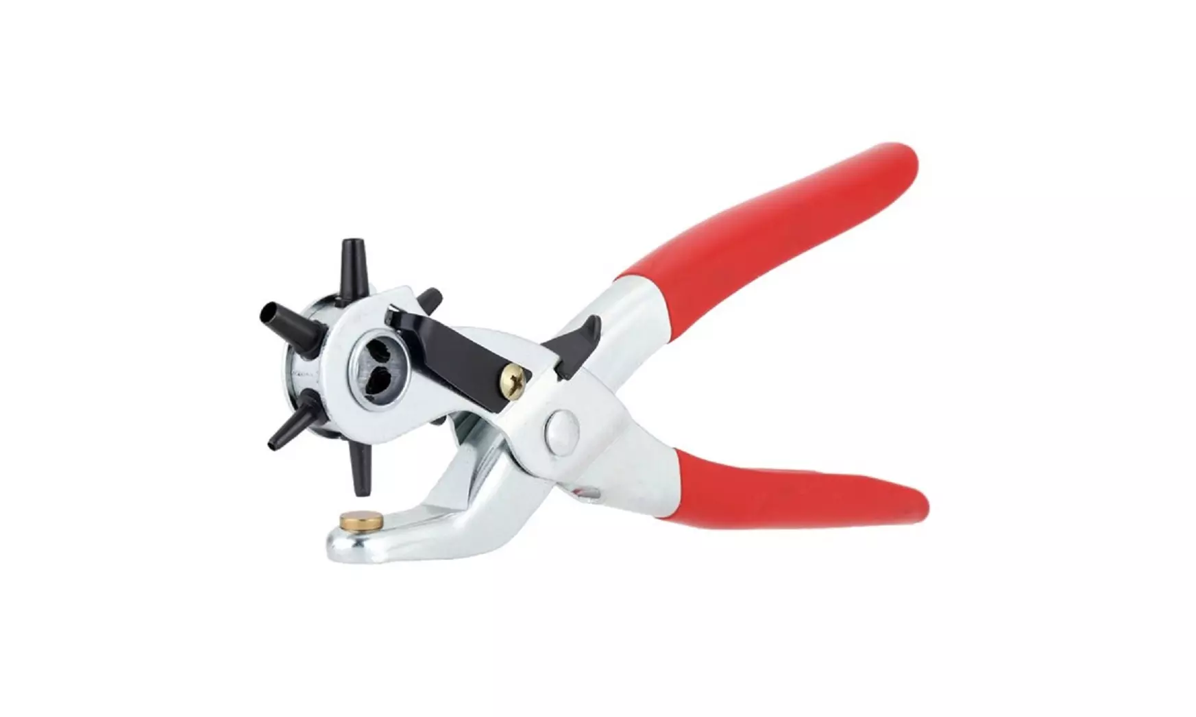 6 Sized 9" Heavy Duty Leather Hole Punch Hand Pliers Belt Holes - Primary Image