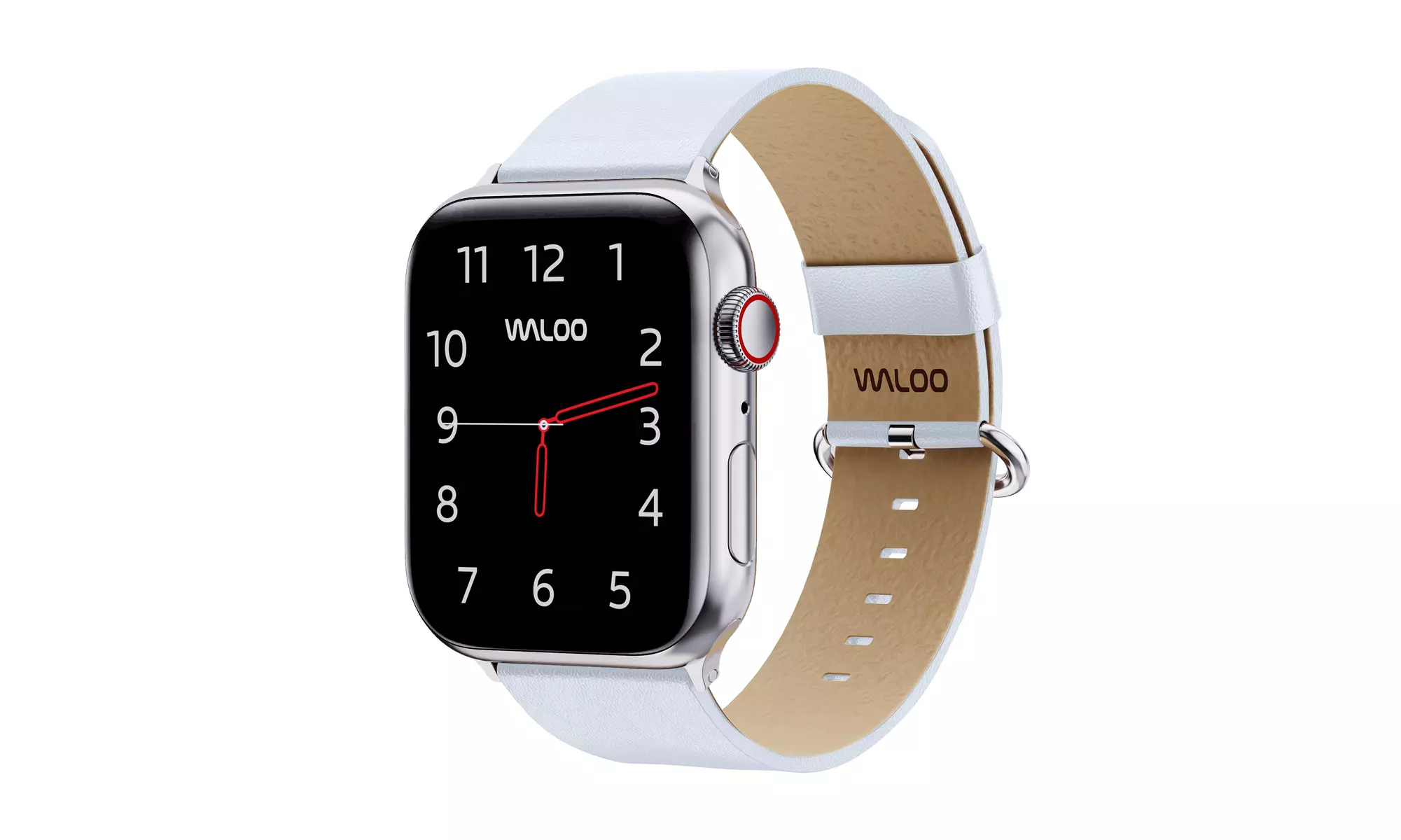 Waloo Leather & Metal Replacement Bands for Apple Watch - All Series