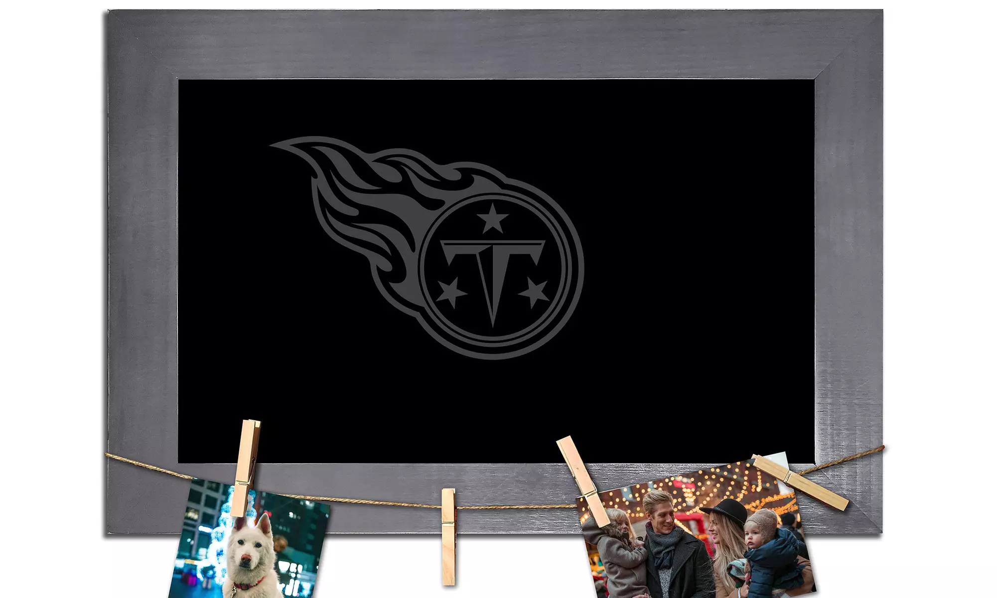 NFL Blank Chalkboard with Frame - Second Medium