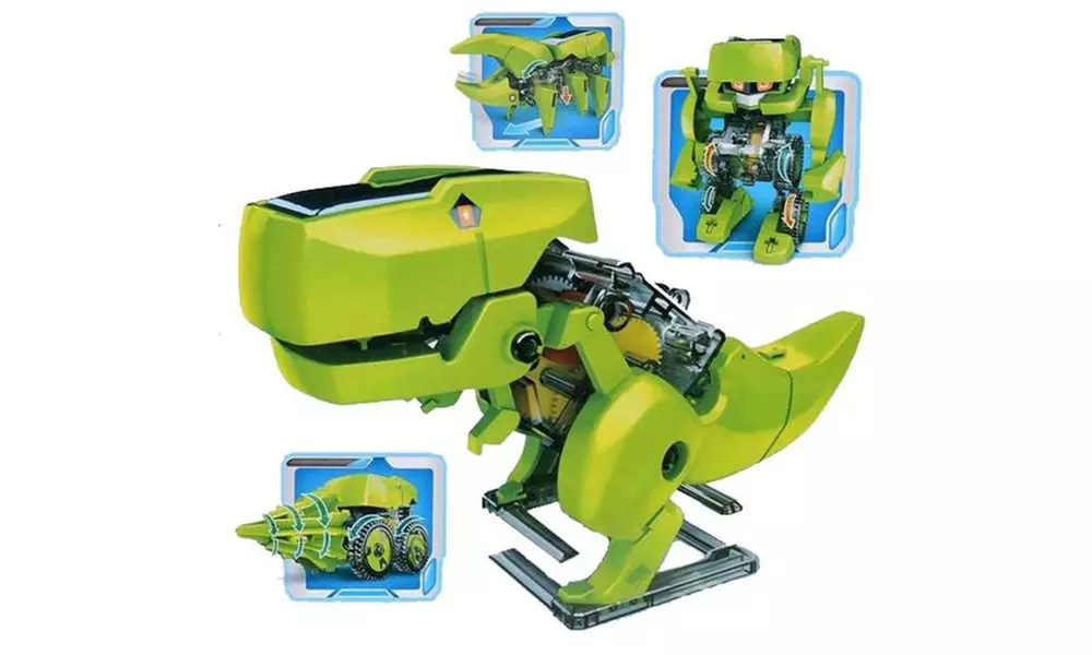 DIY 4-in-1 Educational Solar Robot Dinosaur - Primary Image