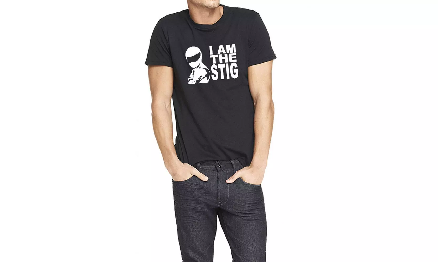 Mens TV Show I am The Stig T-Shirts Men Tee - Primary Image