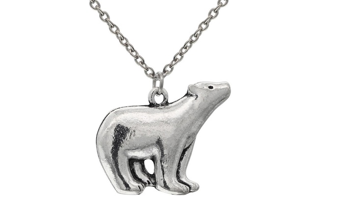 Up To 59 Off On Silver Tone 0 8 X1 2 Polar B Groupon Goods - Polar Bear Pendant Necklace Silver Up To 59 Off On Silver Tone 0 8 X1 2 Polar B Groupon Goods - Polar Bear Pendant Necklace Silver