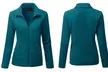 Doublju Women's Full Zip Up Fleece Jacket With Pockets (Plus Size Available) - Second Medium