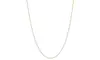 14K Solid gold 1.0MM Thin Rope chain necklace