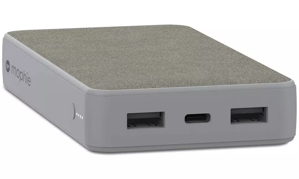 Mophie 15,000mAh Portable Battery Charger Dual Port Power Bank - Grey - Primary Image
