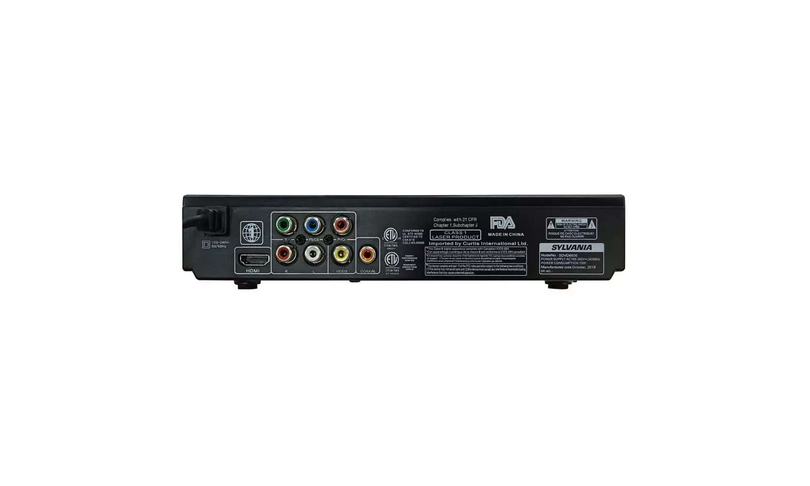 Sylvania DVD Player with MP3 Playback/JPEG SDVD6656 Manufacturer Refurbished - Second Medium