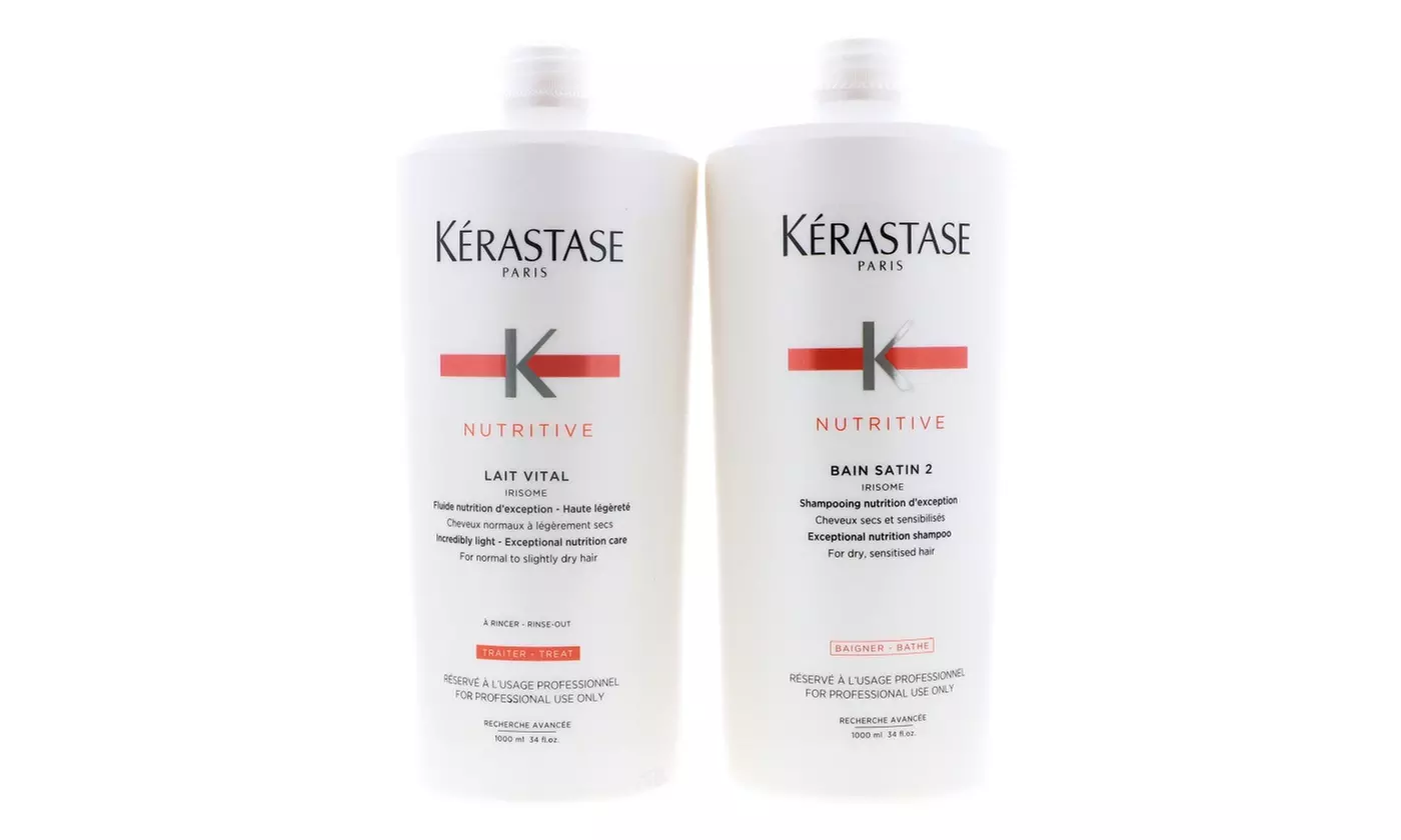  Nutritive Bain Satin 2 Shampoo , Nutritive Lait Vital Conditioner - Primary Image