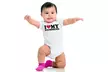 I Love My Dachshund Dog Lady Pet Parent Romper Bodysuit - Second Medium