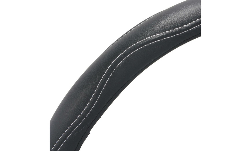 18 inch leather steering wheel cover