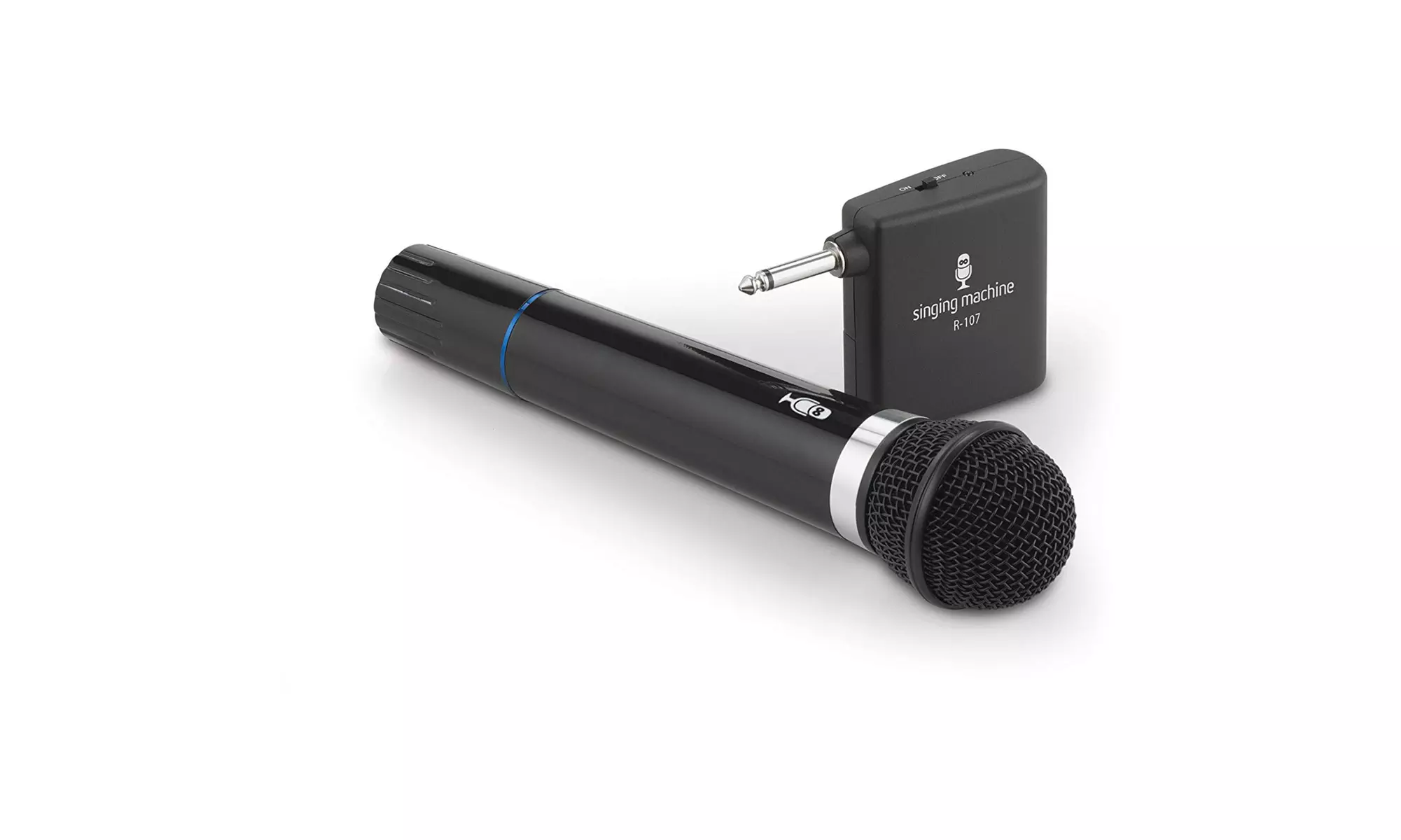 Singing Machine SMM-107 Wireless Karaoke Microphone with VHF Receiver - Primary Image