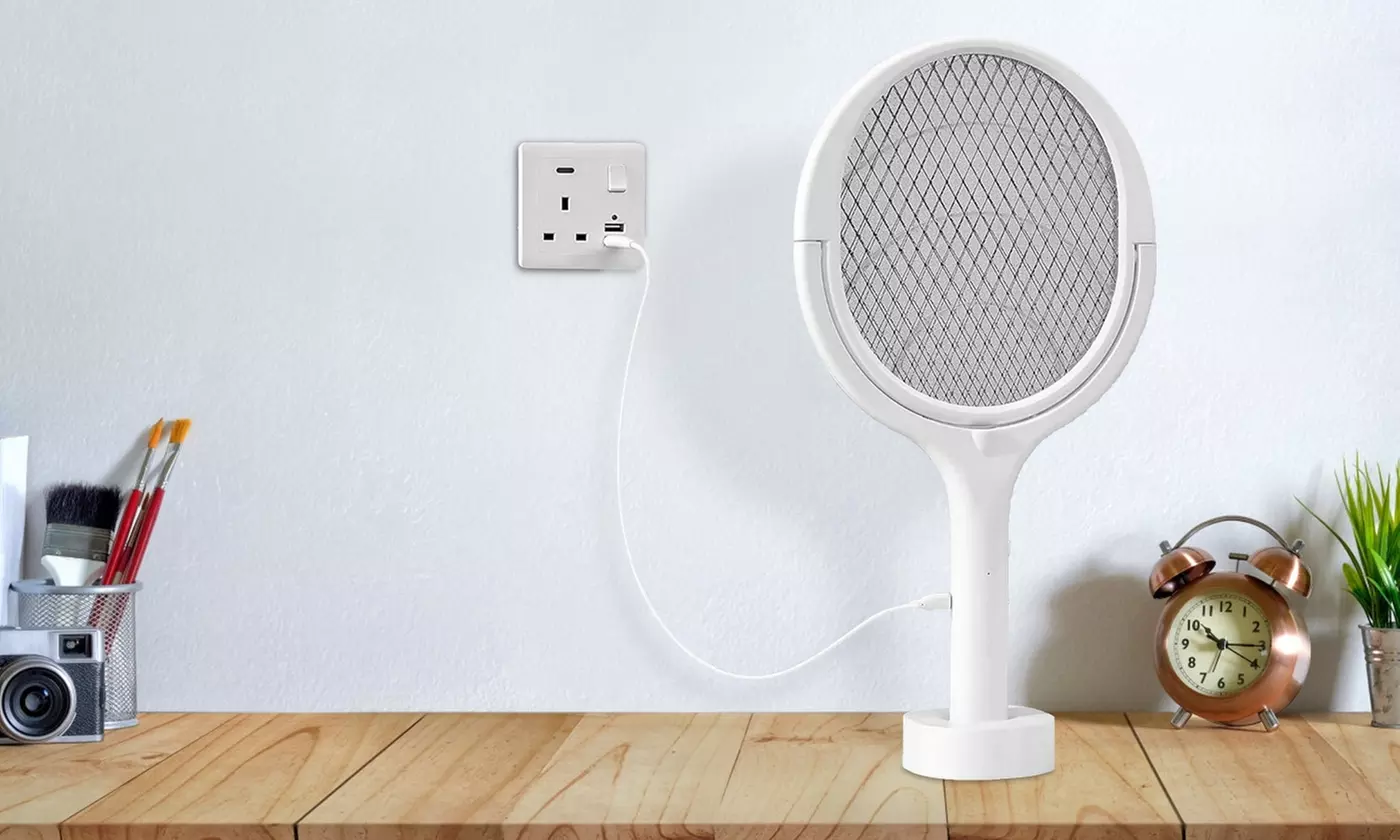 iMounTEK 3-in-1 Electric Bug Zapper Racket