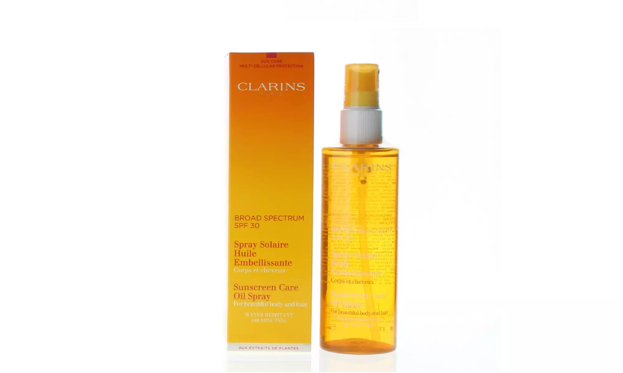 Clarins  Sunscreen Care Oil Spray Broad Spectrum SPF 30 - Second Medium