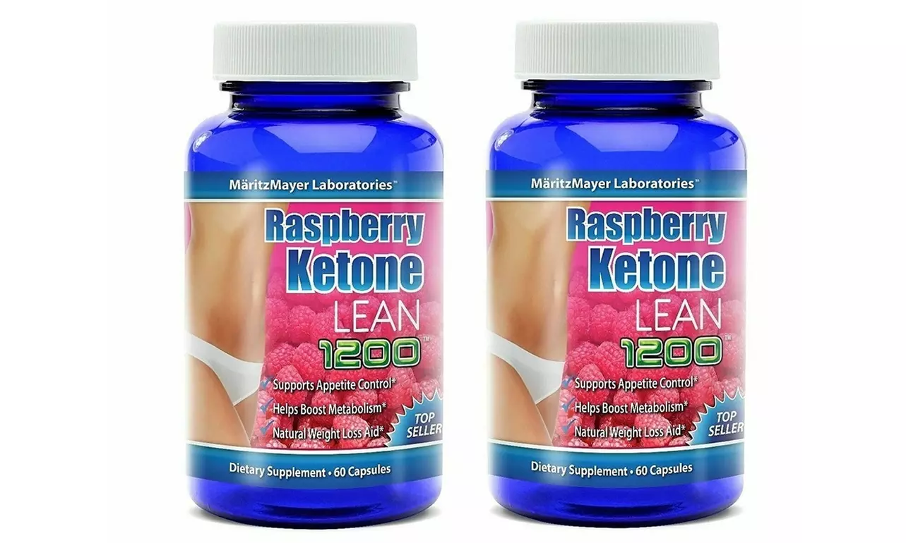 2X Pure Raspberry Ketone Lean Advanced 1200 mg Diet Weight Fat Loss capsules - Second Medium