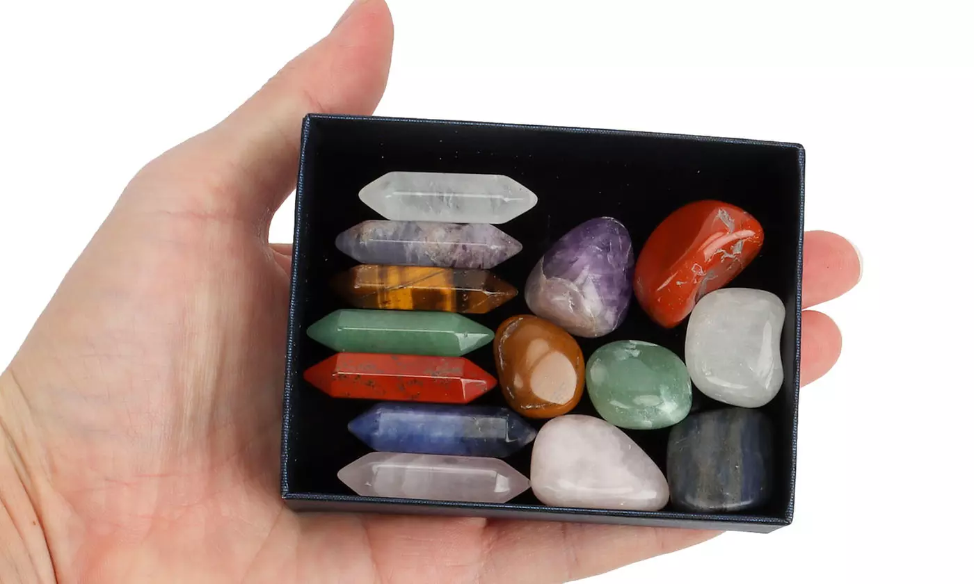 7 Chakra Natural Crystal Gemstone Tassel Hanging Stones Ornaments Car Home Decor