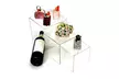 2 Sets Acrylic Riser Display Shelf Set Clear Stands Multi Use 3 Sizes - Second Medium