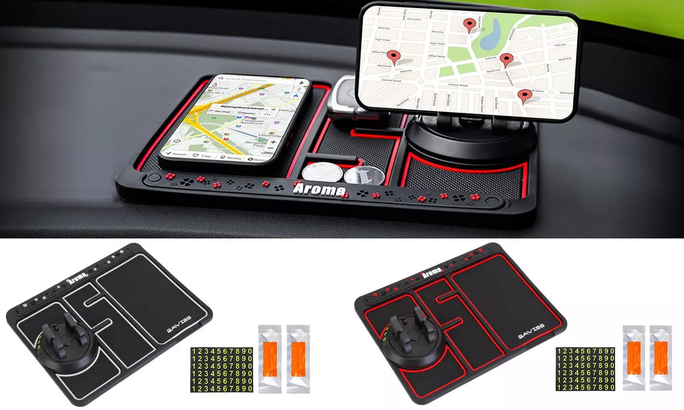 iMounTEK 4-In-1 Non-Slip Phone Mat Multi-Functional Rotatable Phone Pad - Primary Image
