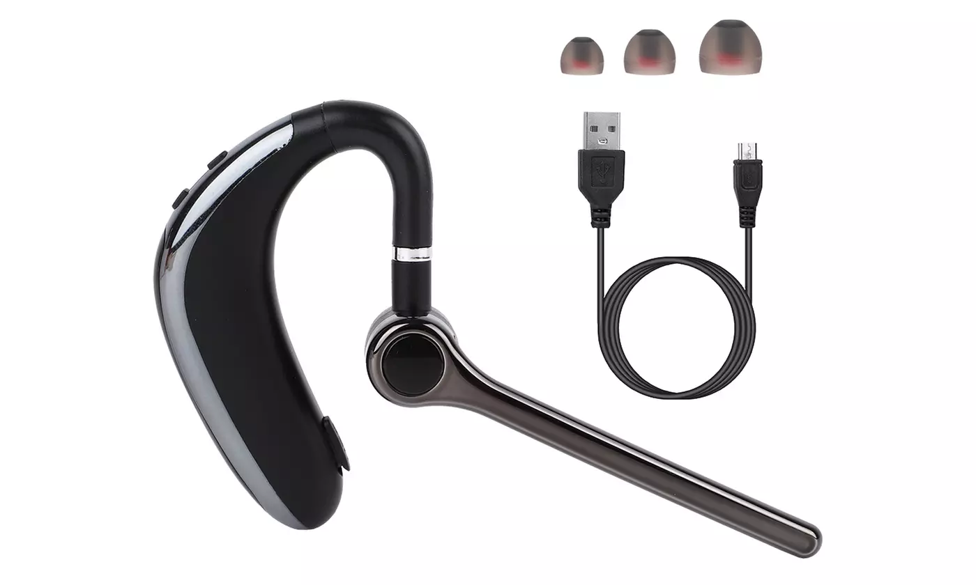 iMounTEK Wireless V5.0 ENC Earpiece 180-Degree Rotatable Headset w/ Microphone - Second Medium