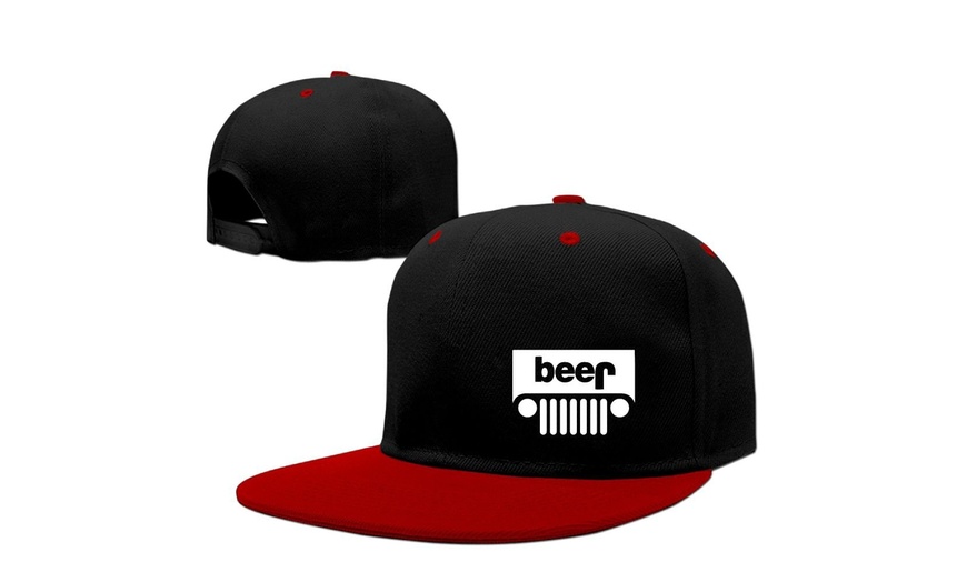 Up To 71% Off on Jeep Wrangler Beer Snapback H... | Groupon Goods