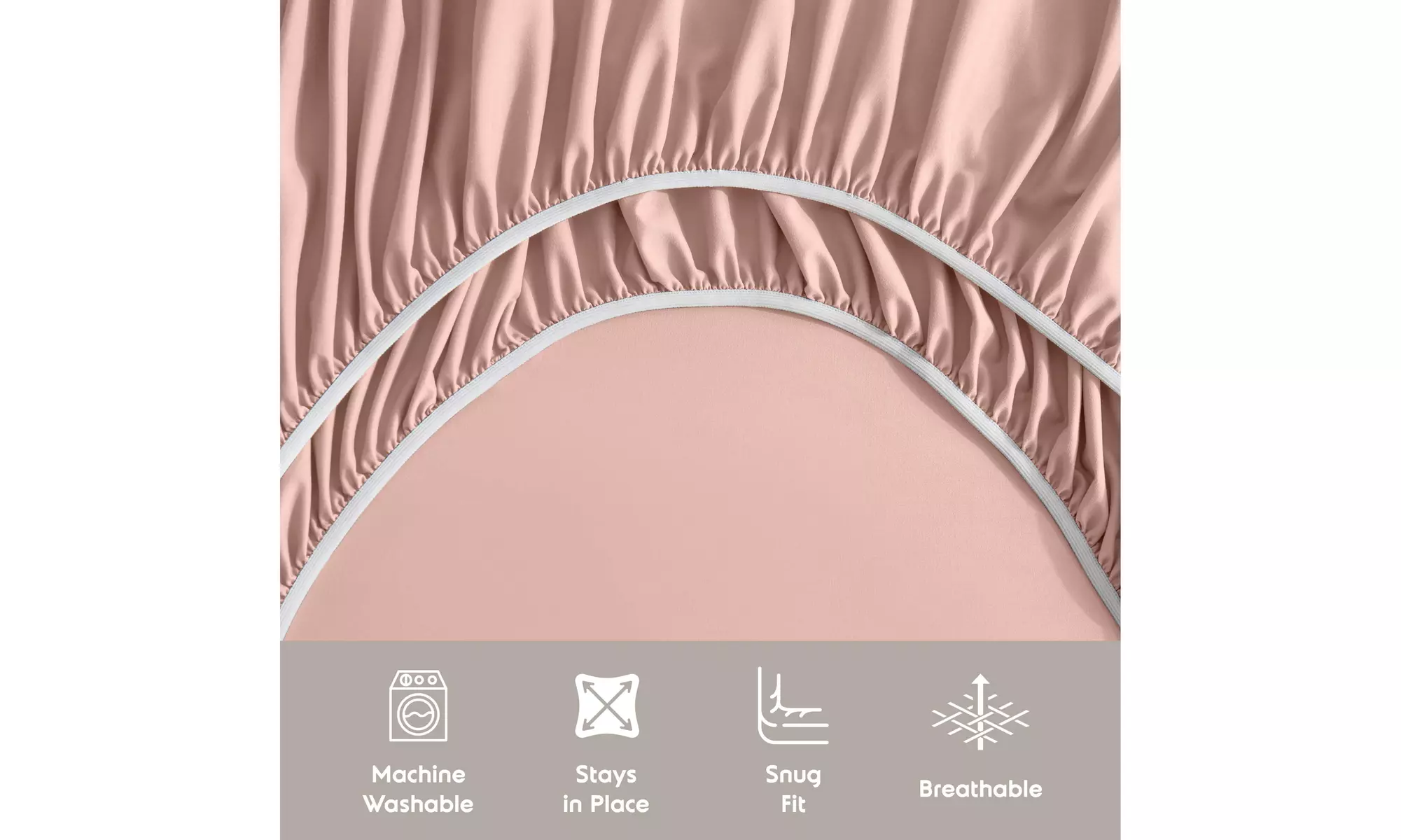 Nestl Split King Extra Soft Microfiber Deep Pocket Bed Sheet Set - 5 Piece