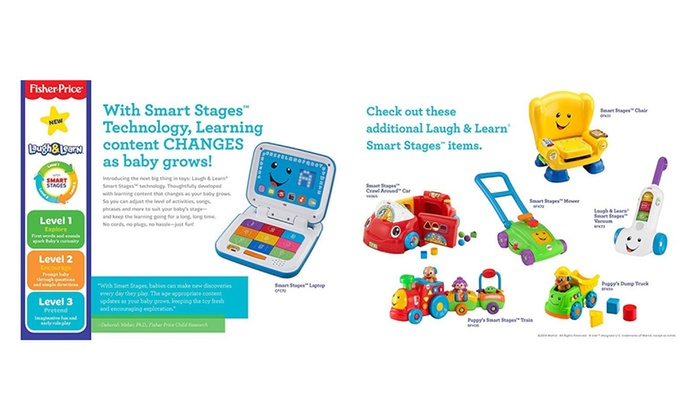 fisher price laugh and learn smart stages laptop