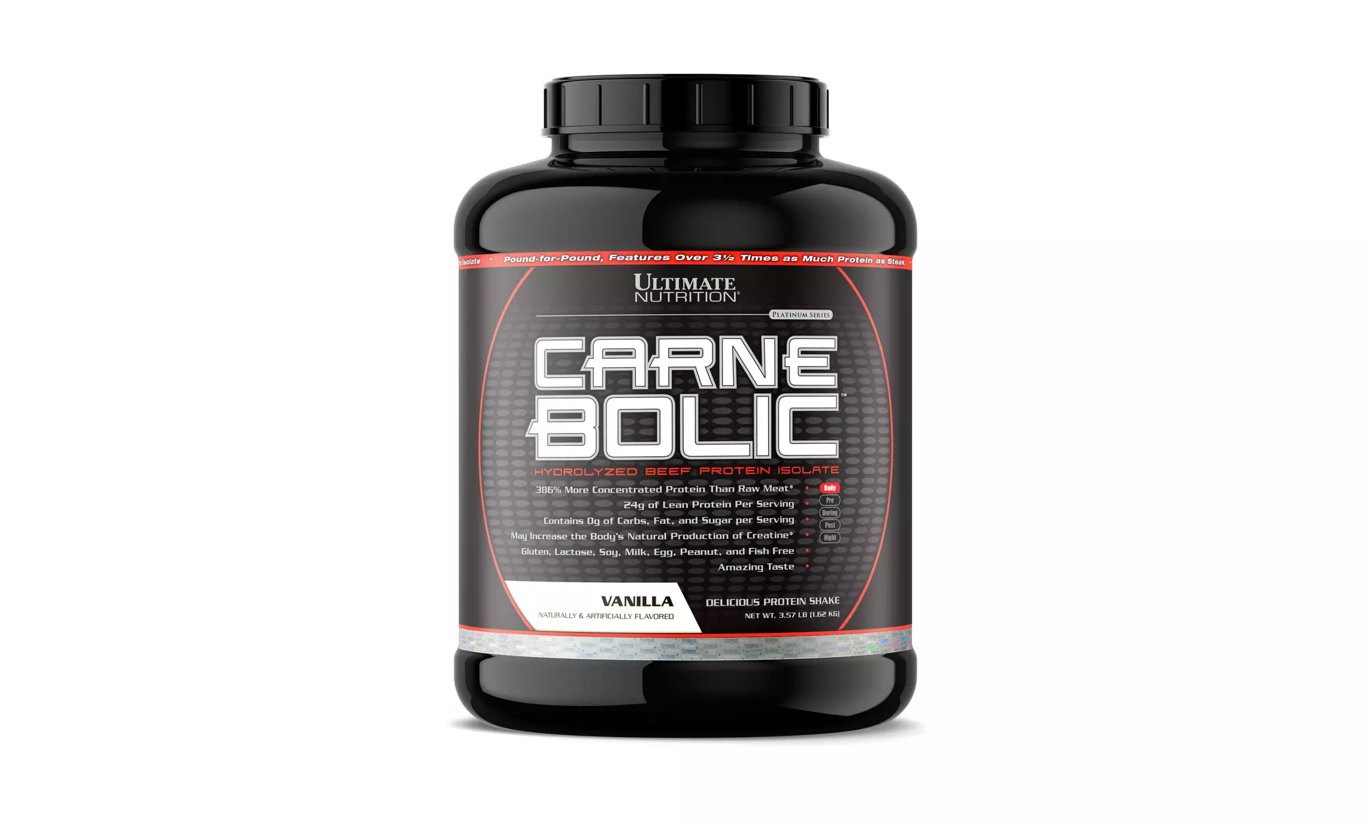 Ultimate Nutrition Carnebolic Beef Protein Isolate Keto and Paleo Protein Powder - Second Medium