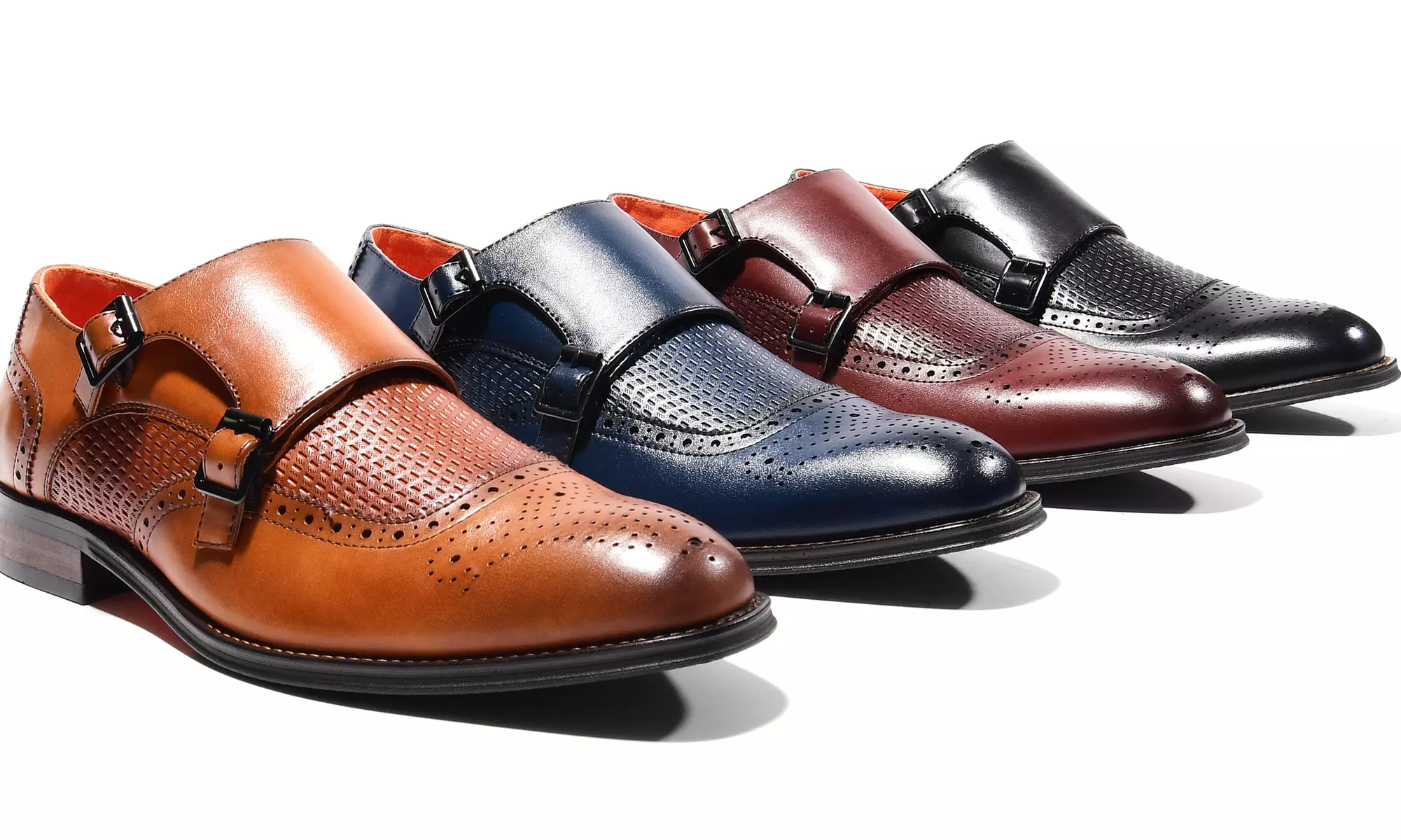 Vincent Cavallo Bespoke Men's Monk Strap Dress Shoes (Up to size 14) - Primary Image