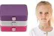 Mini Jewelry Box Organizer with Mirror for Girls of All Ages - Second Medium