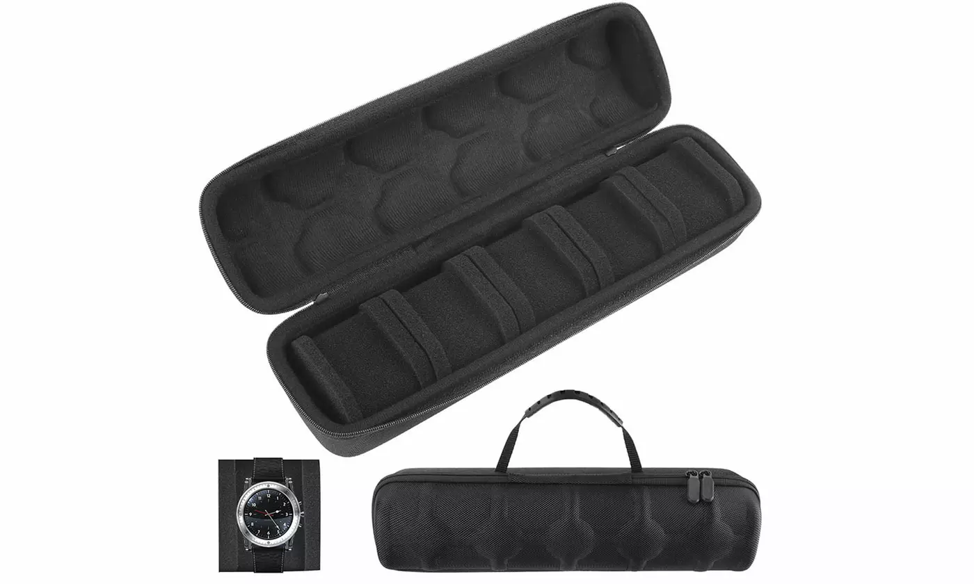 3 or 5 Slots Travel Watch Roll Case Wristwatch Display Case Watch Storage Box