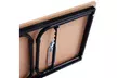Portable Foldable Laptop Notebook PC Desk Table Adjustable Steel Stand MDF Tray - Second Medium