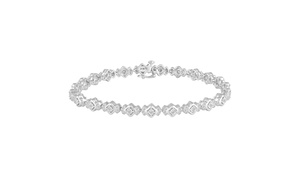 1 CTTW Diamond Tennis Bracelet in Sterling Silver by Fifth and Fine