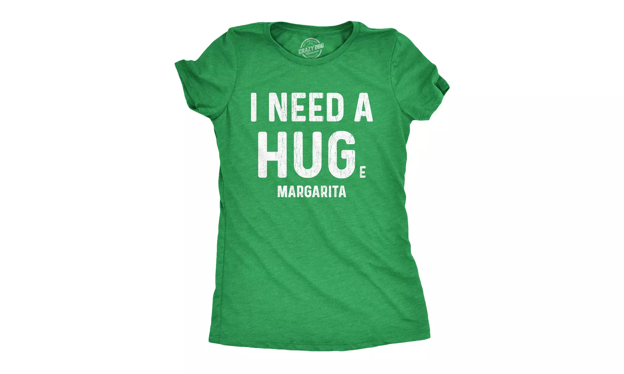 Womens I Need A Huge Margarita Tshirt I Need A Hug Drinking Graphic Tee - Primary Image